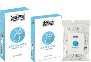 Secura Extra Wet - допълнително смазани презервативи